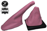 PINK LEATHER GEAR & HANDBRAKE GAITER FITS SEAT IBIZA CORDOBA 1993-1999