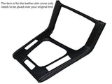 WHITE STITCH GEAR SURROUND LEATHER SKIN COVER FITS BMW 3 SERIES  E36 1991-1998