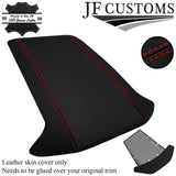 RED STITCH LEATHER SUEDE SPEEDO GAUGE HOOD COVERS FOR HONDA CIVIC MK10 X 15-20
