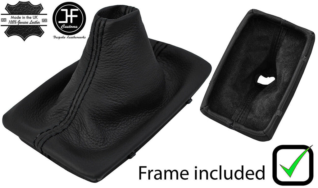 BLACK STITCH LEATHER AUTOMATIC GEAR+PLASTIC FRAME FOR MERCEDES C CLASS W204