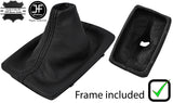 BLACK STITCH LEATHER AUTOMATIC GEAR+PLASTIC FRAME FOR MERCEDES C CLASS W204