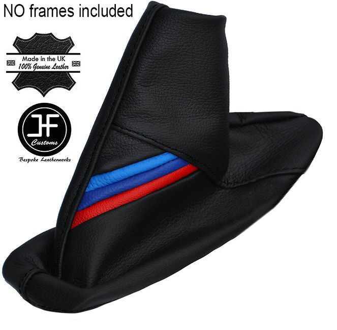 TRI STRIPES BLACK STITCH HANDBRAKE GAITER FOR BMW 4 SERIES F32 F33 F36 F82 F83