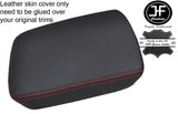 RED STITCH FRONT SECTION ARMREST LID LEATHER COVER FITS AUDI Q7 2015-2018