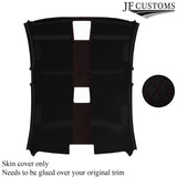 DSG2 RED DIAMOND STITCH LUXE SUEDE HEADLINER COVER FOR BMW E90 SALOON CUSTOM NEW