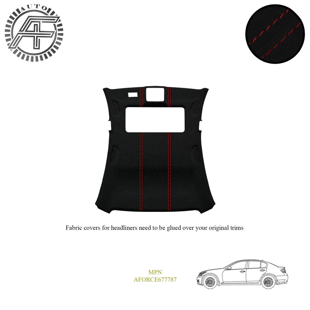 LUXE SUEDE HEADLINER COVER FOR INFINITI MK4 G35/G37 4 DOOR SEDAN + SUNROOF 07-15