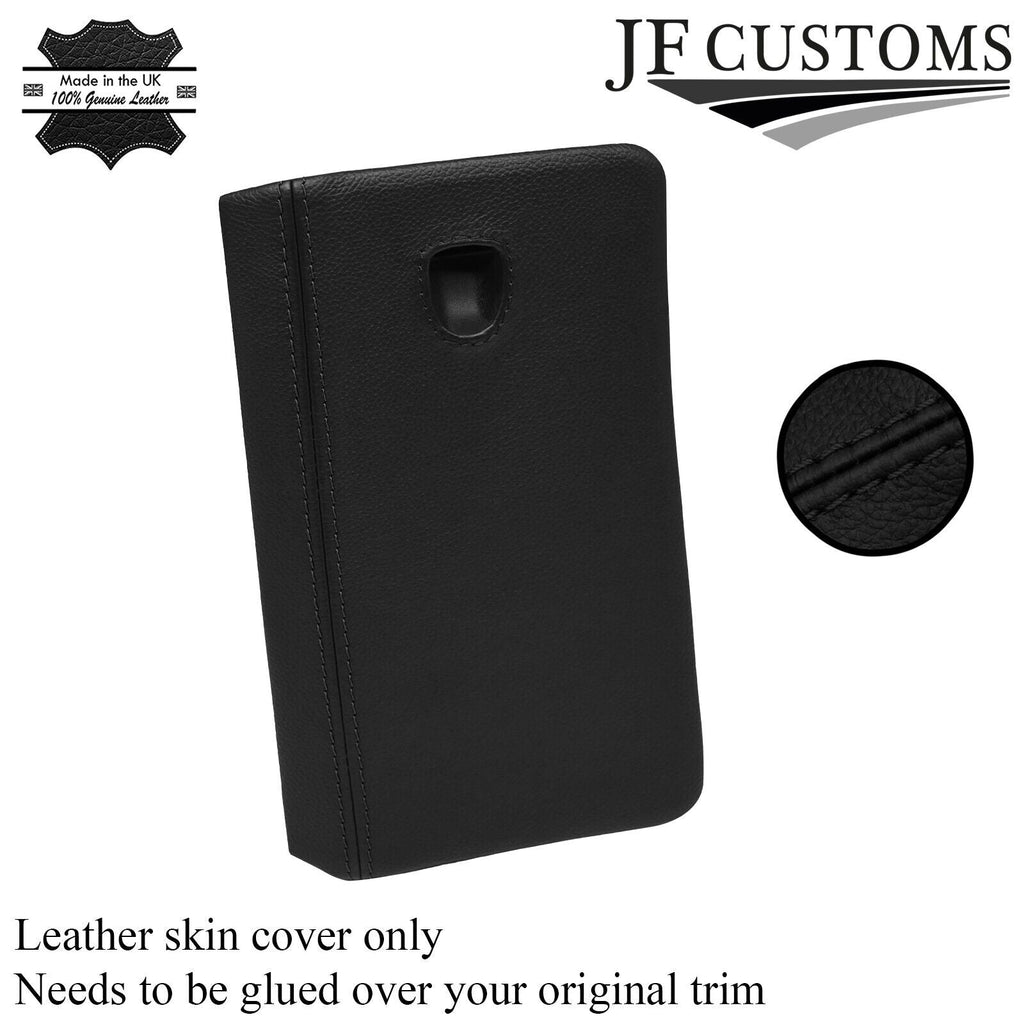 FOR 911 PORSCHE 997 CARRERA 987 BOXSTER BLACK STITCH FUSE BOX LID LEATHER COVER