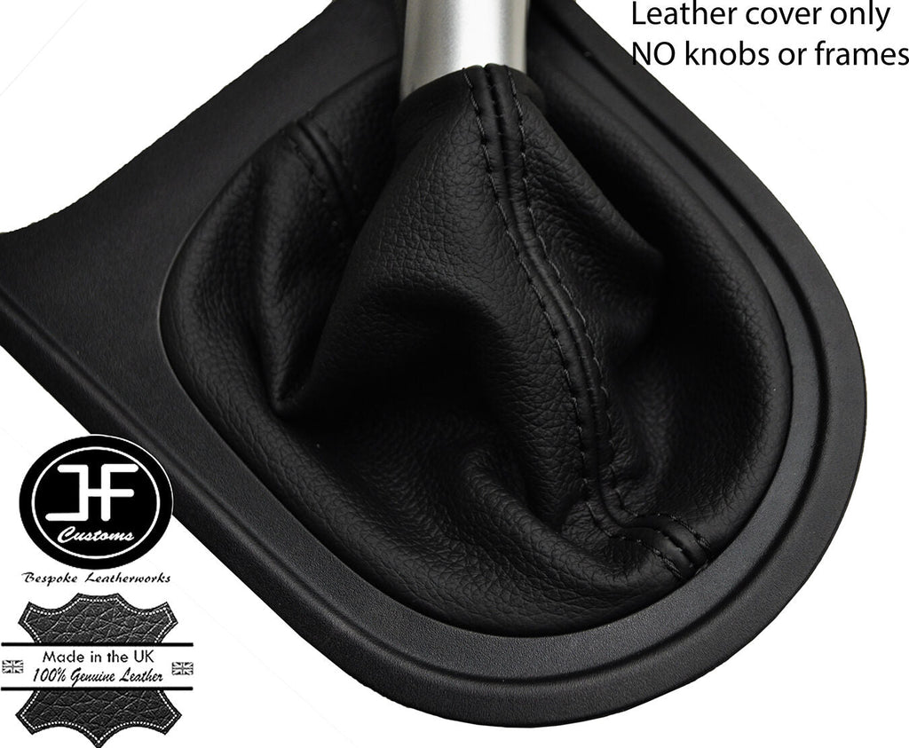 BLACK STITCHING LEATHER MANUAL GEAR GAITER FITS MG MG3 2011-2016 CUSTOM NEW