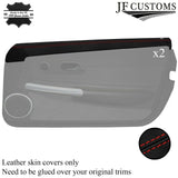 RED STITCH 2X TOP FRONT DOOR CAPPING COVERS FOR CHRYSLER CROSSFIRE 04-08
