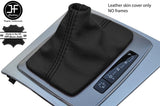 BLACK TOP GRAIN REAL LEATHER AUTO GEAR GAITER FITS MERCEDES C CLASS W204 07-14
