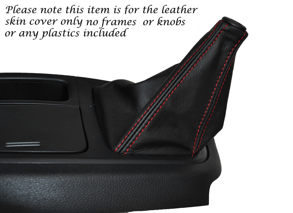 RED STITCHING LEATHER MANUAL GEAR GAITER FITS HYUNDAI I LOAD 2008-2014