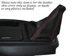 RED STITCHING LEATHER MANUAL GEAR GAITER FITS HYUNDAI I LOAD 2008-2014
