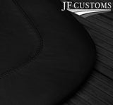 BLACK STITCH LEATHER TARGA HEADLINER SUN SHADE LEATHER COVER FOR CORVETTE C6