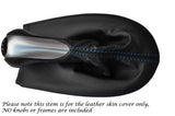 BLUE STITCH FITS PORSCHE 986 BOXSTER & CARRERA 996 LEATHER GEAR KNOB GAITER