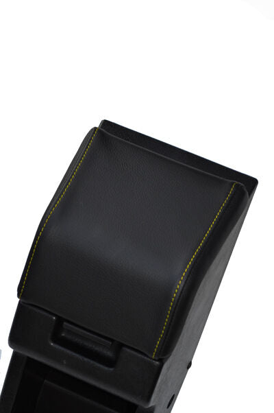 yellow stitch FITS TOYOTA MR2 MK1 AW11 REAR STORAGE BOX  LEATHER COVER