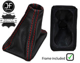 RED STITCH HI LOW GEAR + PLASTIC FRAME FOR RANGE ROVER CLASSIC OLD SHAPE