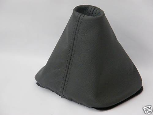 FITS VOLKSWAGEN- VW- TOURAN GREY LEATHER GEAR GAITER CUSTOM NEW MADE IN UK