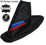 TRI STRIPES BLUE STITCH HANDBRAKE GAITER FOR BMW 4 SERIES F32 F33 F36 F82 F83