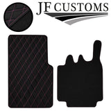 PINK DIAMOND VINYL 2X TAILORED FLOOR CARPETS FOR SMART FORTWO 450 03-07 JF1