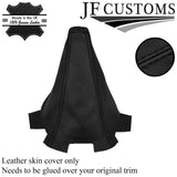 FITS HONDA ACCORD 2008-2013 IX REAL LEATHER GEAR GAITER BLACK DOUBLE STITCH