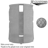 DSG2 BLACK STITCH L GREY LUXE SUEDE HEADLINER COVER FOR AUDI A4 B7 04-09 SALOON