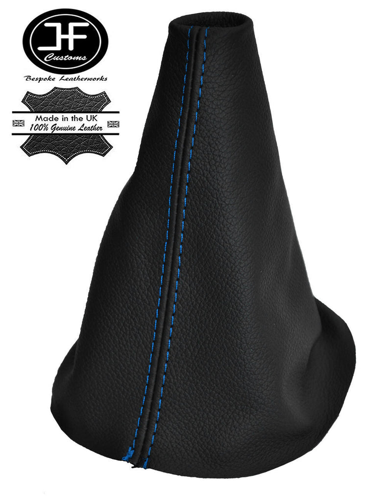 BLUE STITCHING MANUAL LEATHER GEAR GAITER FITS MG ZR MGZR 2003-2005 CUSTOM NEW
