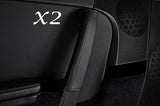 BLACK STITCH FITS PORSCHE CARRERA 997 2004-2011 2X DOOR HANDLE LEATHER COVERS