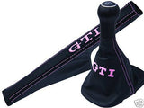 FITS VW GOLF 5 GTI MK5 JETTA PINK STITCH  GAITER+HANDBRAKE CUSTOM NEW