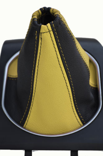 FITS FORD MONDEO Mk3 03-2006 GAITER BEST LEATHER BEIGE CUSTOM NEW MADE IN UK