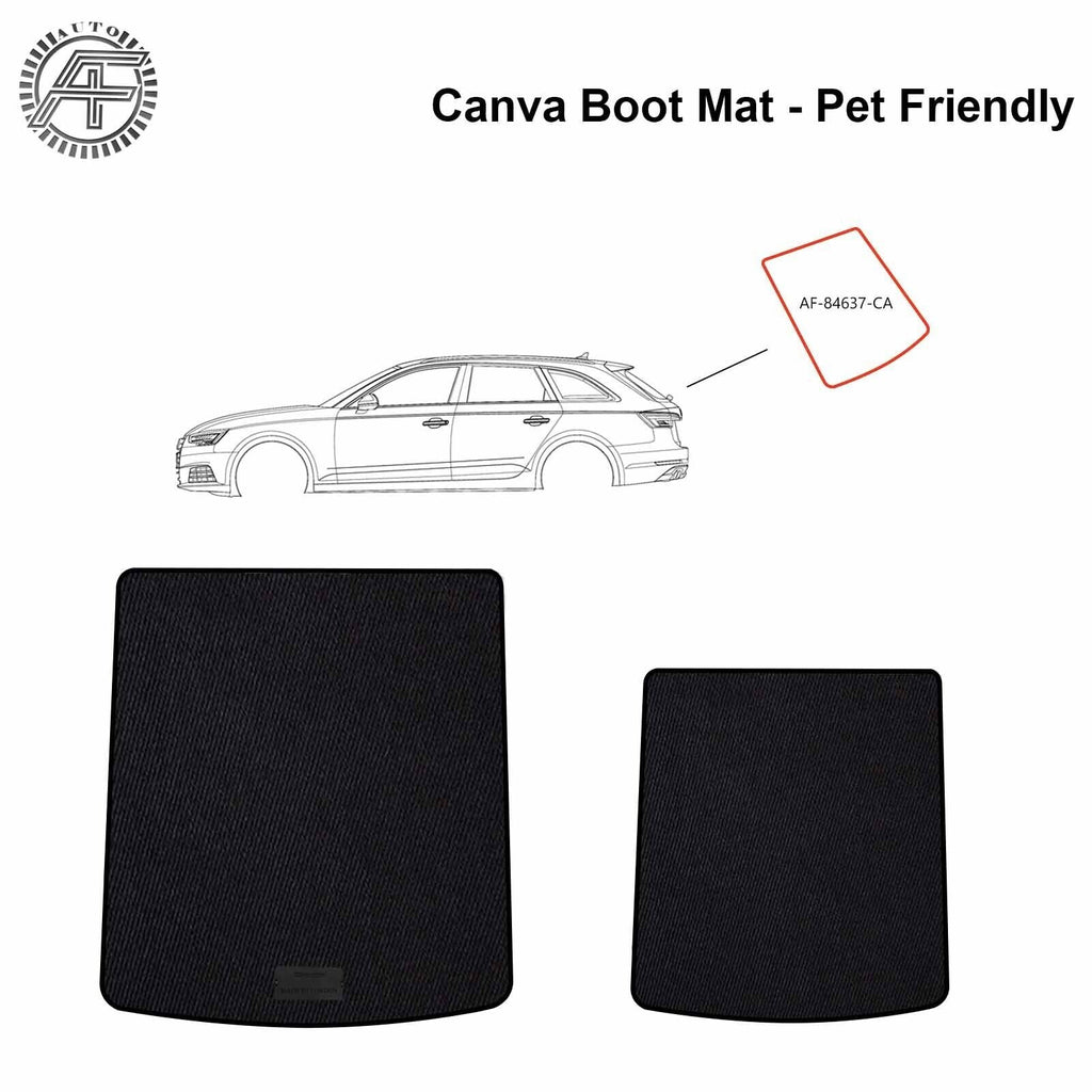 FOR AUDI A4 AVANT B9 16-24 DOG FRIENDLY TRUNK / BOOT CANVA MAT/CARPET CAT/DOG