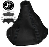 BLACK STITCHING MANUAL REAL LEATHER GEAR GAITER FITS FORD PROBE 1993-1997