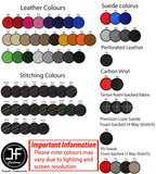 BLACK STITCH 2X A POST PILLAR REAL LEATHER COVERS FOR MAZDA MX5 MK4 ND 15-20