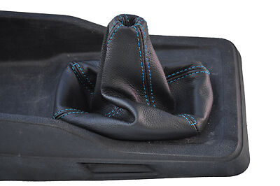 blue stitch  FITS VW POLO MK2 2 II 86C 86C2F 87C 81-94 LEATHER GEAR GAITER