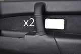 grey stitching FITS ISUZU TROOPER 91-98 2X DOOR HANDLES LEATHER COVERS