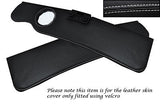 WHITE STITCH FITS ALFA ROMEO GTV SPIDER 916 95-99 2X SUN VISORS LEATHER COVER