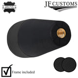 FITS MITSUBISHI OUTLANDER 06-12 BLACK & BLACK LEATHER SCREW-ON GEAR KNOB