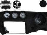 BLACK STITCHING DASH DASHBOARD LUXE SUEDE COVER FITS DATSUN 260Z 2+2 JF1