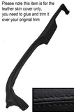 BLACK STITCHING TOP DASH DASHBOARD LEATHER SKIN COVER FITS FORD CORTINA MK3