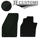 GREEN DIAMOND STITCH VINYL 4XTAILORED FLOOR CARPET FOR VOLVO C30 AUTO 06-13 JF1