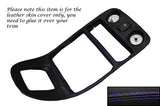 PURPLE STITCH CENTRE DASH SURROUND LEATHER SKIN COVER FITS MG MGF MK1 1995-2000