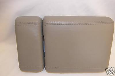 FITS FORD FREDA GREY LEATHER ARMREST 2COVER MPV MINIVAN GRAY CUSTOM NEW