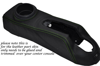 GREEN STITCH FITS BMW MINI ONE COOPER S R50 R53 01-06 CENTRE CONSOLE COVER