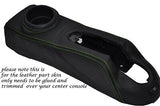 GREEN STITCH FITS BMW MINI ONE COOPER S R50 R53 01-06 CENTRE CONSOLE COVER