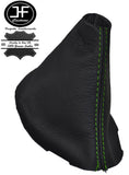 GREEN STITCHING MANUAL LEATHER GEAR GAITER FITS FORD FOCUS II FL 2008-2011