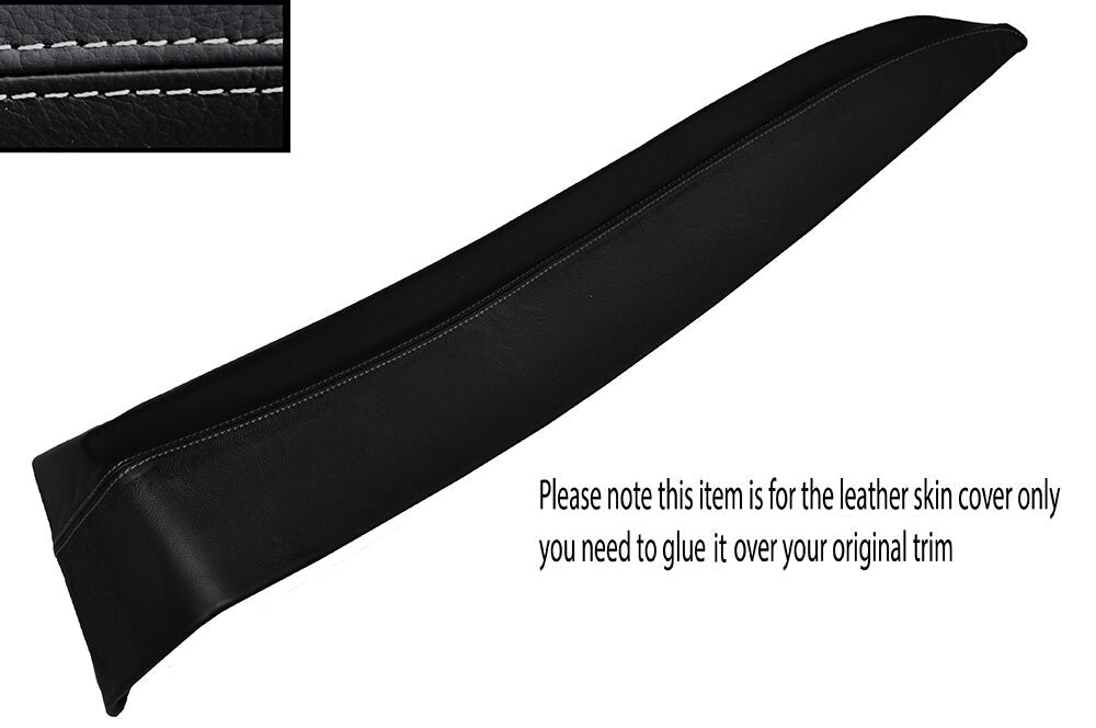 GREY STITCHING DASH TRIM LEATHER SKIN COVER FITS ROVER SD1 CUSTOM NEW MADE IN UK