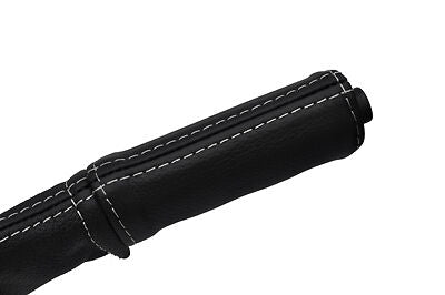 white stitch FITS PEUGEOT BOXER RELAY DUCATO 02-06  HANDBRAKE HANDLE COVER