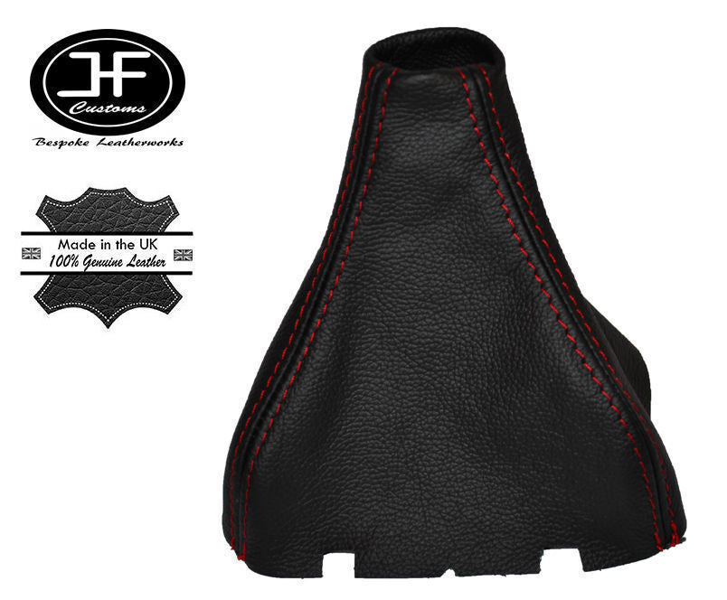 RED STITCH GEAR STICK GAITER REAL LEATHER FITS MERCEDES SLK R170 1996-2004