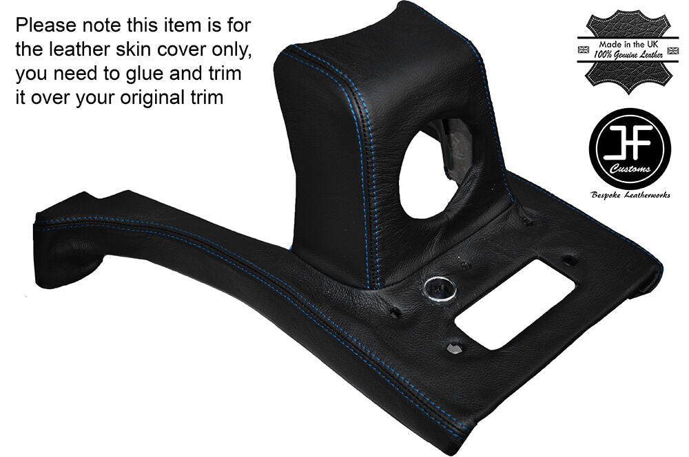 BLUE STITCH CENTRE DASH TRIM LEATHER SKIN COVER FITS TRIUMPH TR4A TR4 A 65�67