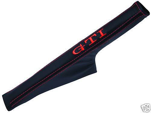 FITS VW GOLF MK1 MK2 MK3  GTI HANDBRAKE GAITER GTI RED CUSTOM NEW MADE IN UK