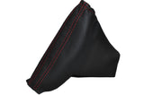 FITS VAUXHALL OPEL VECTRA B 1992-2002 RED STITCHING LEATHER HANDBRAKE GAITER