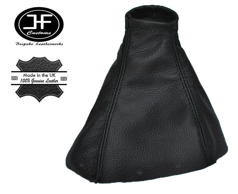 BLACK STITCH MANUAL LEATHER GEAR STICK GAITER FITS CHEVROLET CRUZE 2010-2015